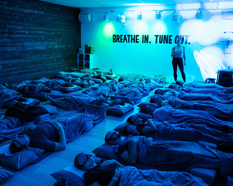 Breathe Degrees carlsbad studio breathwork class mobile image