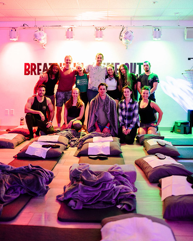 Breathe Degrees instructors in studio