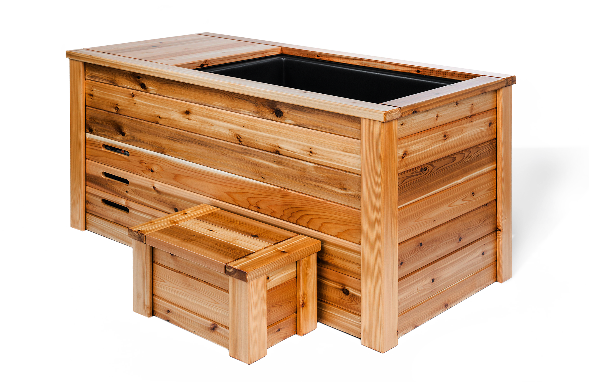 Breathe Degrees cold plunge tub cedar wood